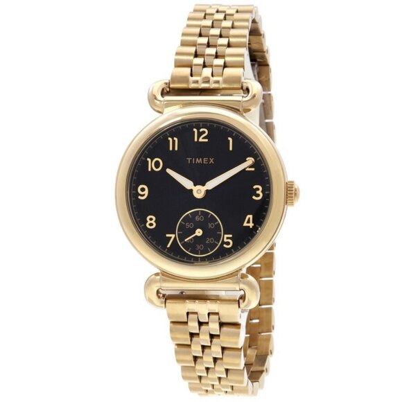 NWT Authentic Timex Model 23 Quartz Black Dial Women's Watch - Picture 1 of 3